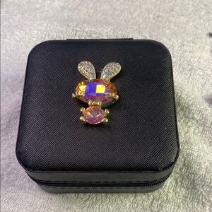 Colorful Bunny Travel Jewelry Box